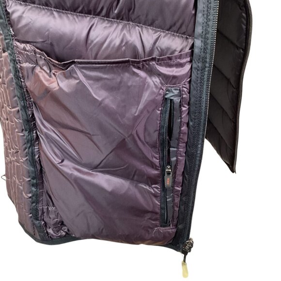 Tumi Down Quilted Womens M Puffer Vest Nylon Black - Picture 15 of 16